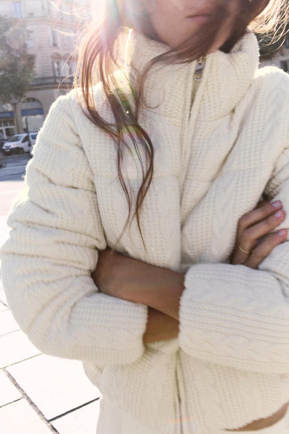 Gesteppte Anorak Jacke