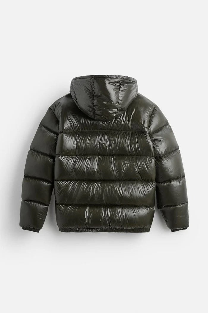 100% Daunen Pufferjacke