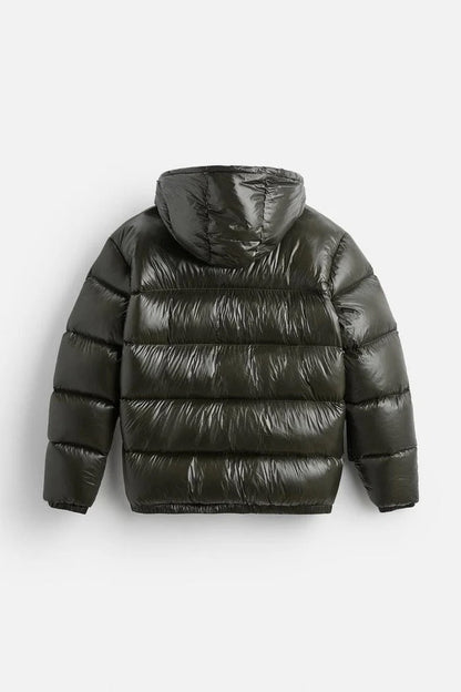 100% Daunen Pufferjacke